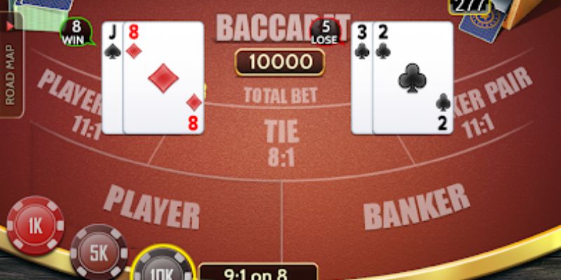 Nắm vững các cửa cược trong baccarat TT88